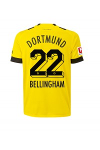 Fotbalové Dres Borussia Dortmund Jude Bellingham #22 Domácí Oblečení 2022-23 Krátký Rukáv